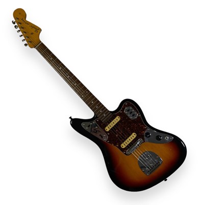 Lot 235 - RIDE - MARK GARDNER'S 1987 FENDER JAGUAR GUITAR - THE FIRST RIDE GUITAR - EXTENSIVELY STAGE / RECORDING USED.