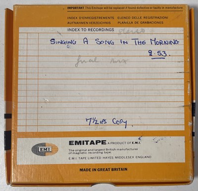 Lot 11700172 - KEVIN AYERS - 'SINGING A SONG..' ORIGINAL TAPE REEL.