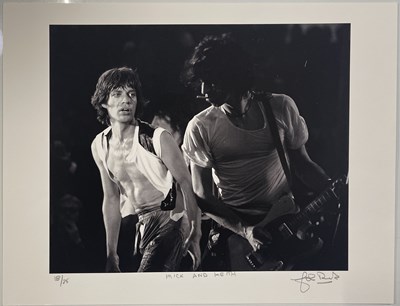 Lot 142 - JOHN ROWLANDS - PHOTOGRAPHER SIGNED LIMITED EDITION PRINT - THE ROLLING STONES.