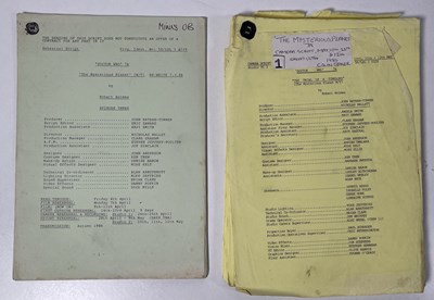 Lot 203 - DOCTOR WHO INTEREST - MYSTERIOUS PLANET CAMERA SCRIPT - 1986.