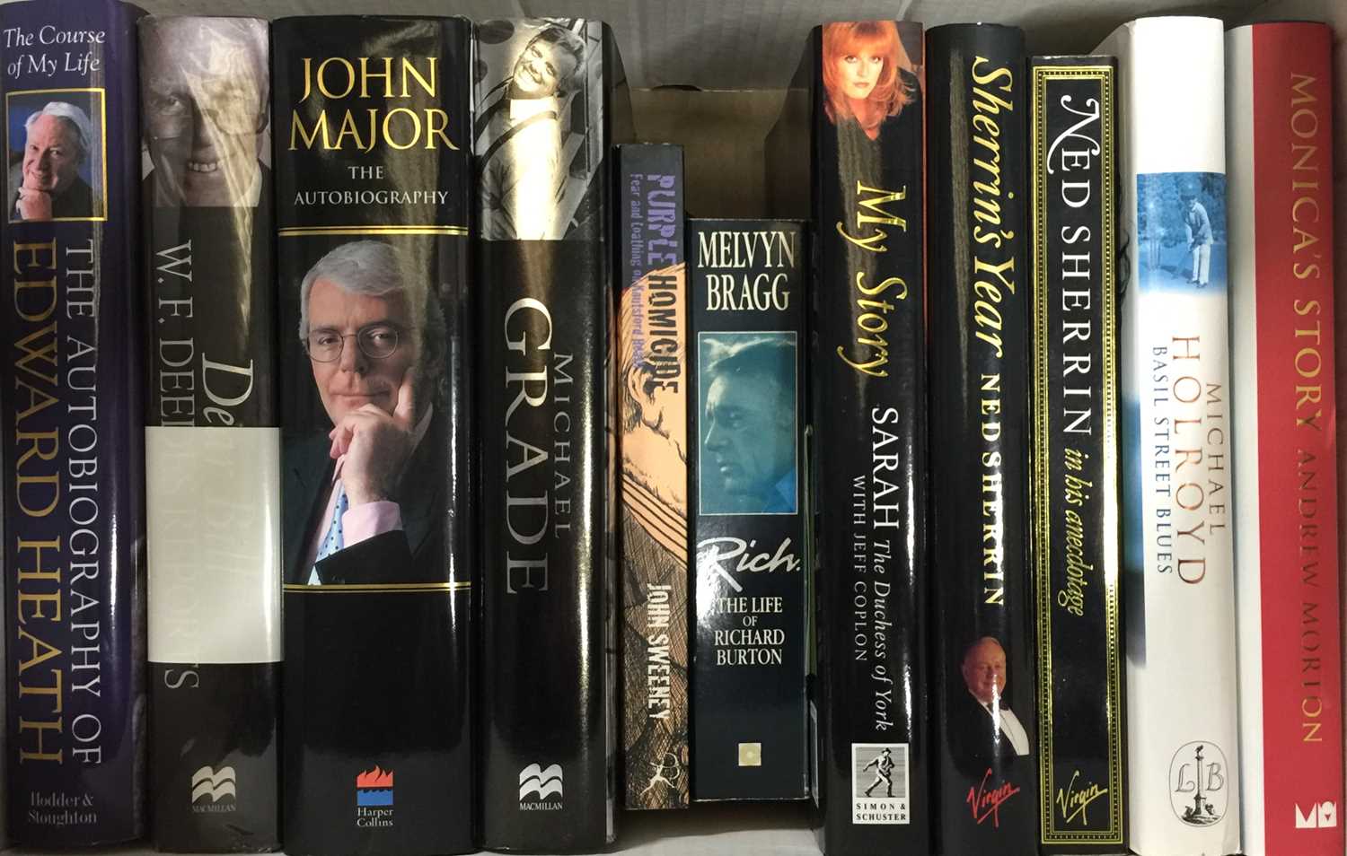Lot 109 - COLLECTION OF SIGNED POLITICAL AUTOBIOGRAPHIES, MOSTLY FIRST EDITIONS.