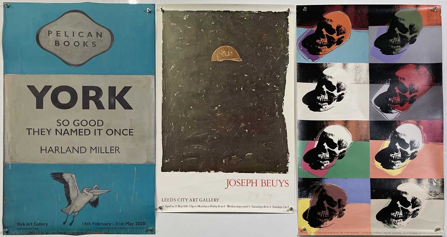 Lot 75 - ART / EXHIBITION POSTERS INC JOSEPH BEUYS SIGNED.