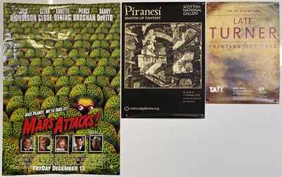 Lot 76 - ART AND EXHIBITION POSTERS INC PIRANESI / TURNER / MAN RAY.