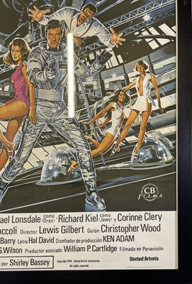 Lot 144 - JAMES BOND - MOONRAKER (1979) - ORIGINAL SPANISH FILM POSTER.