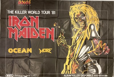Lot 100 - IRON MAIDEN FRENCH 'KILLER TOUR' CONCERT POSTER