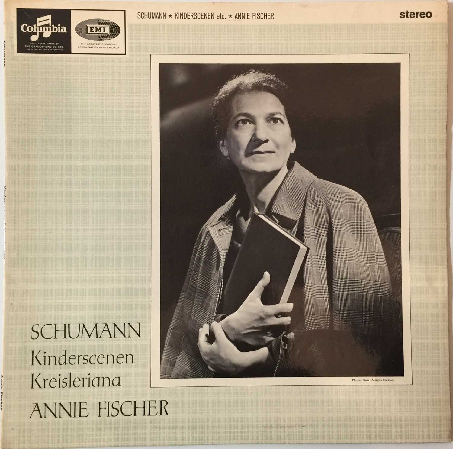 Lot 641 - Annie Fischer - Schumann Kinderscenen/Kreisleriana LP (Original UK Columbia Stereo Recording - SAX 2583)