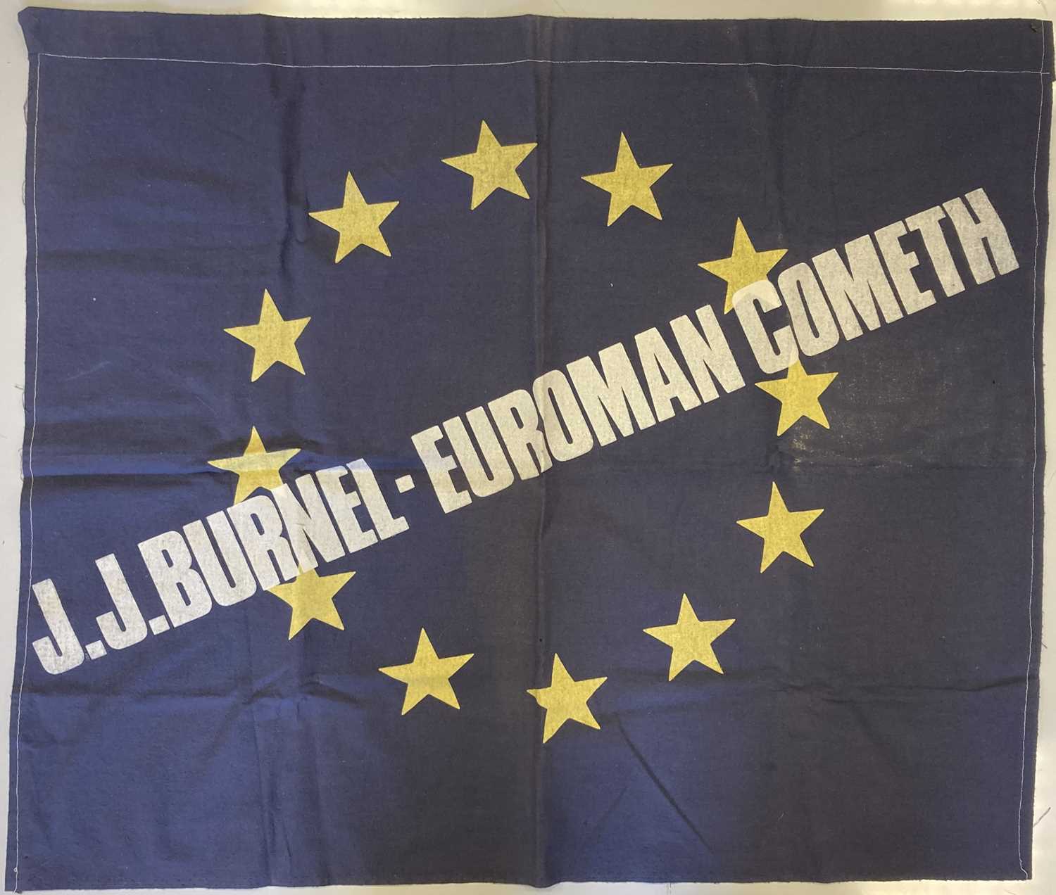 Lot 173 - THE STRANGLERS / JJ BURNEL PROMO FLAG