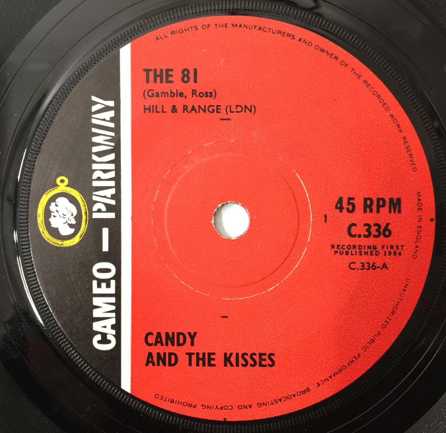 Lot 5 CANDY AND THE KISSES THE 81 7"