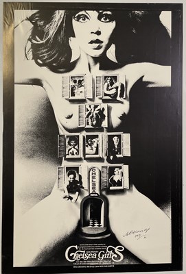 Lot 169 - ANDY WARHOL / ALAN ALDRIDGE - ORIGINAL CHELSEA GIRLS (1966) POSTER SIGNED BY ALAN ALDRIDGE.