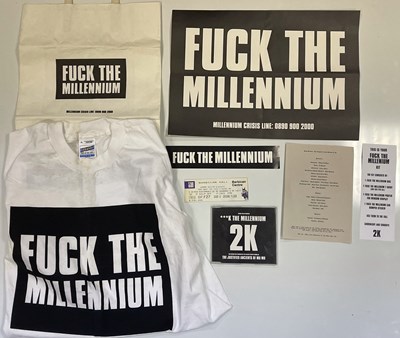 Lot 396 - THE KLF - FUCK THE MILLENIUM BARBICAN PRESS PACK