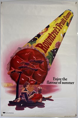 Lot 84 - ADVERTISING POSTERS - ROWNTREE'S FRUIT GUMS BILLBOARD POSTERS.