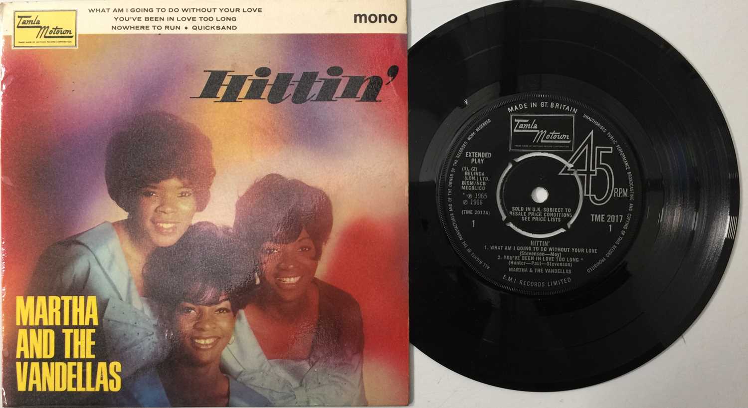 Lot 7 - MARTHA AND THE VANDELLAS - HITTIN' EP (TME 2017)