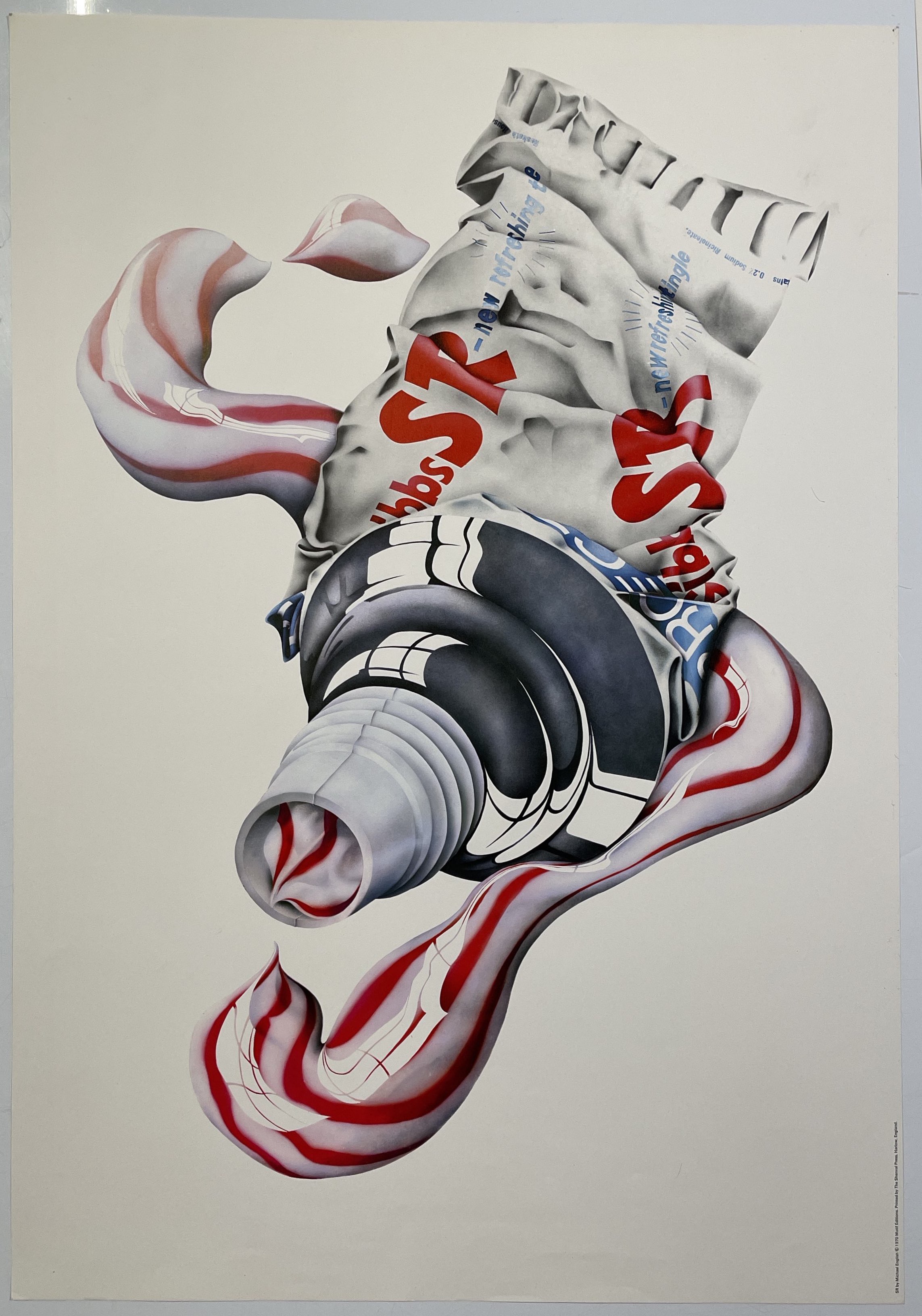 Lot 89 - MICHAEL ENGLISH (1941-2009) ORIGINAL POP ART