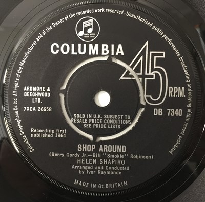 Lot 10 - HELEN SHAPIRO - SHOP AROUND 7" (COLUMBIA DB 7340)