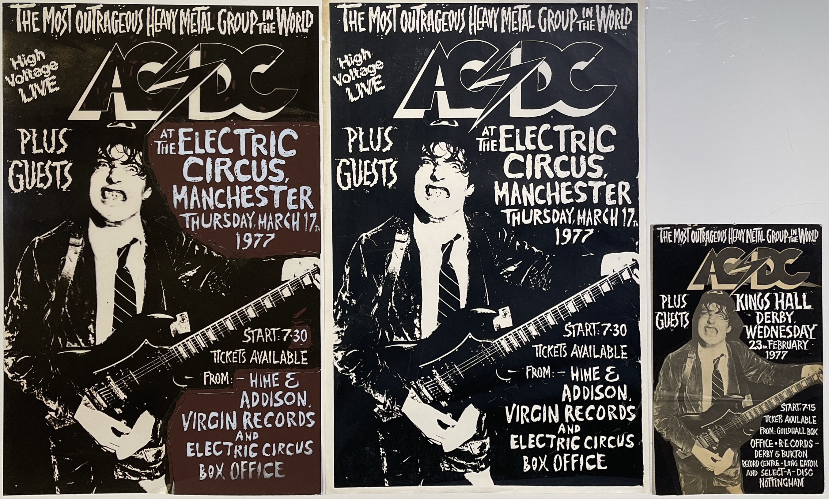 Lot 86 - AC/DC - AN ORIGINAL 1977 ELECTRIC CIRCUS