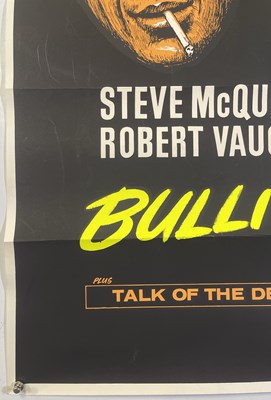 Lot 175 - BULITT (1969) ORIGINAL UK DOUBLE CROWN FILM POSTER.