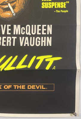 Lot 175 - BULITT (1969) ORIGINAL UK DOUBLE CROWN FILM POSTER.
