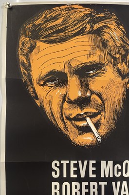 Lot 175 - BULITT (1969) ORIGINAL UK DOUBLE CROWN FILM POSTER.