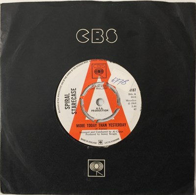 Lot 15 - SPIRAL STARECASE - MORE TODAY THAN YESTERDAY 7" (CBS 4187)