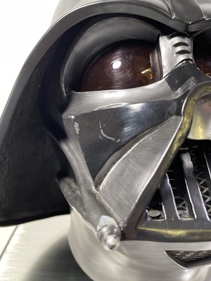 Lot 226 - BRIAN MUIR SIGNED STAR WARS, A NEW HOPE -  DARTH VADER FULL SCALE REPLICA HELMET - EFX LEGEND EDITION.