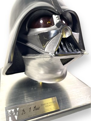 Lot 226 - BRIAN MUIR SIGNED STAR WARS, A NEW HOPE -  DARTH VADER FULL SCALE REPLICA HELMET - EFX LEGEND EDITION.