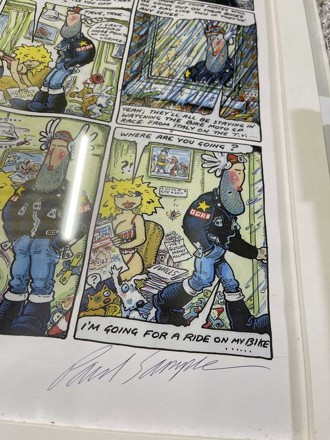 Lot 40 - MOTORCYCLE / MOTORBIKE INTEREST / CARTOON