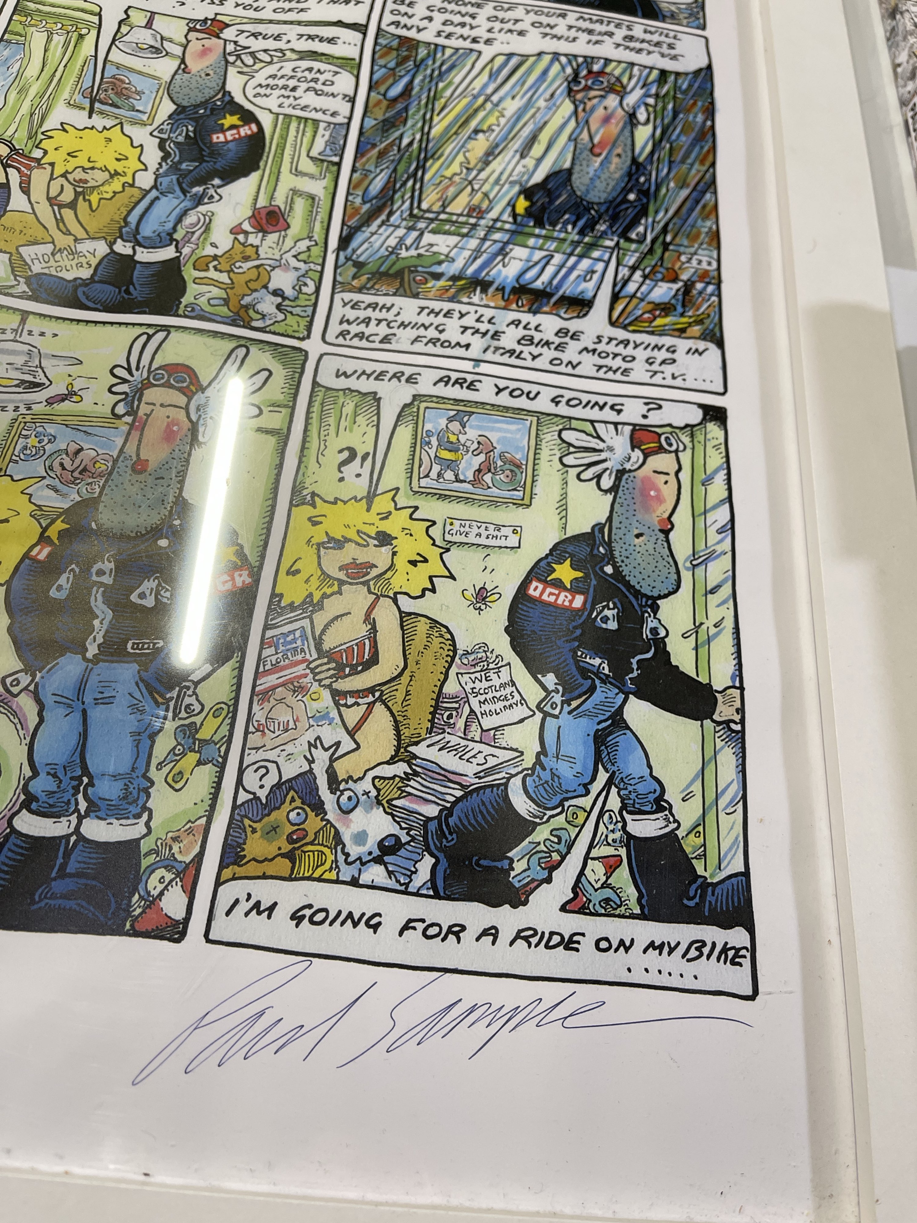 Lot 40 - MOTORCYCLE / MOTORBIKE INTEREST / CARTOON