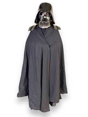 Lot 227 - STAR WARS - DARTH VADER COSTUME & KORBANTH GOTH 3D LIGHTSABER.