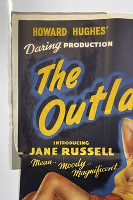 Lot 178 - HOWARD HUGHES / JANE RUSSELL - 'THE OUTLAW' (1946) ORIGINAL UK DOUBLE CROWN POSTER.