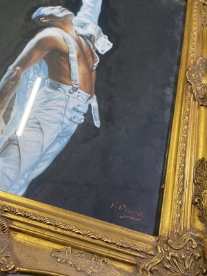 Lot 68 - QUEEN - ORIGINAL FREDDIE MERCURY ART BY V. DOORN.