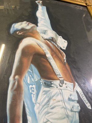 Lot 68 - QUEEN - ORIGINAL FREDDIE MERCURY ART BY V. DOORN.