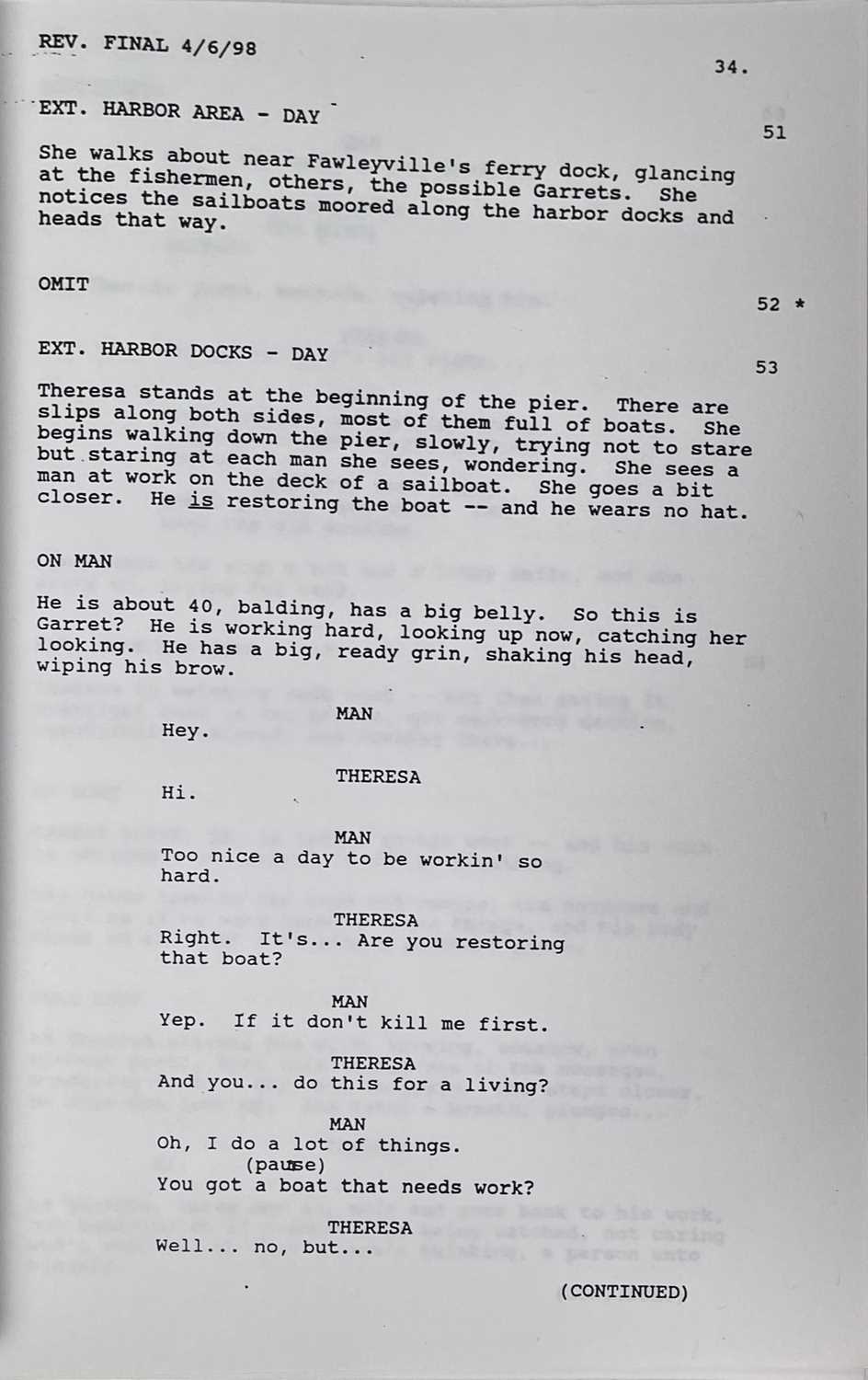 Lot 114 - ROBBIE COLTRANE SIGNED PERSONAL FILM SCRIPT