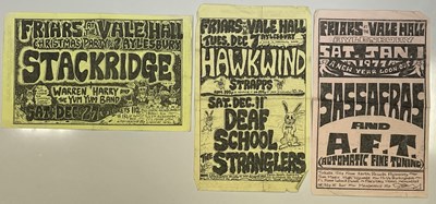 Lot 353 - AYLESBURY FRIARS FLIERS - HAWKWIND/DEAF SCHOOL/STRANGLERS