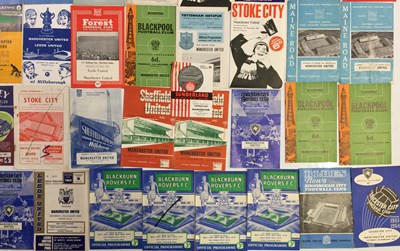 Lot 350 - FOOTBALL MEMORABILIA - MANCHESTER UNITED - 100+ C 1960S AWAY PROGRAMMES.