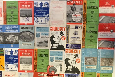 Lot 350 - FOOTBALL MEMORABILIA - MANCHESTER UNITED - 100+ C 1960S AWAY PROGRAMMES.