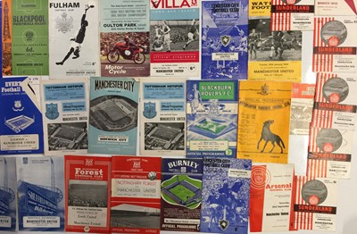 Lot 350 - FOOTBALL MEMORABILIA - MANCHESTER UNITED - 100+ C 1960S AWAY PROGRAMMES.