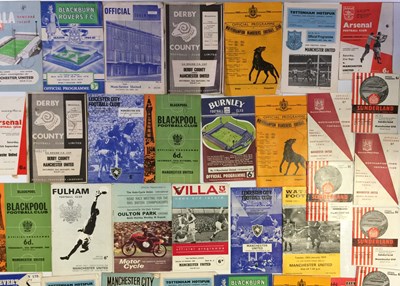 Lot 350 - FOOTBALL MEMORABILIA - MANCHESTER UNITED - 100+ C 1960S AWAY PROGRAMMES.