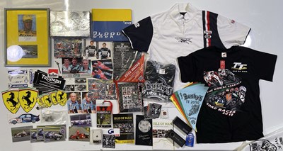 Lot 309 - MOTORSPORT EPHEMERA INC SIGNED ITEMS.