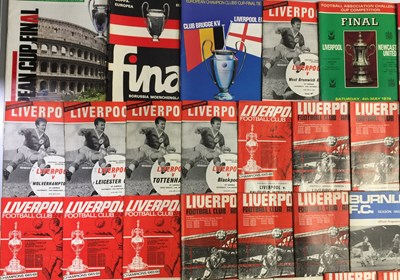 Lot 354 - FOOTBALL MEMORABILIA - LIVERPOOL FOOTBALL CLUB -PROGRAMMES 1940S-60S.