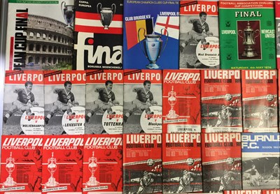 Lot 354 - FOOTBALL MEMORABILIA - LIVERPOOL FOOTBALL CLUB -PROGRAMMES 1940S-60S.