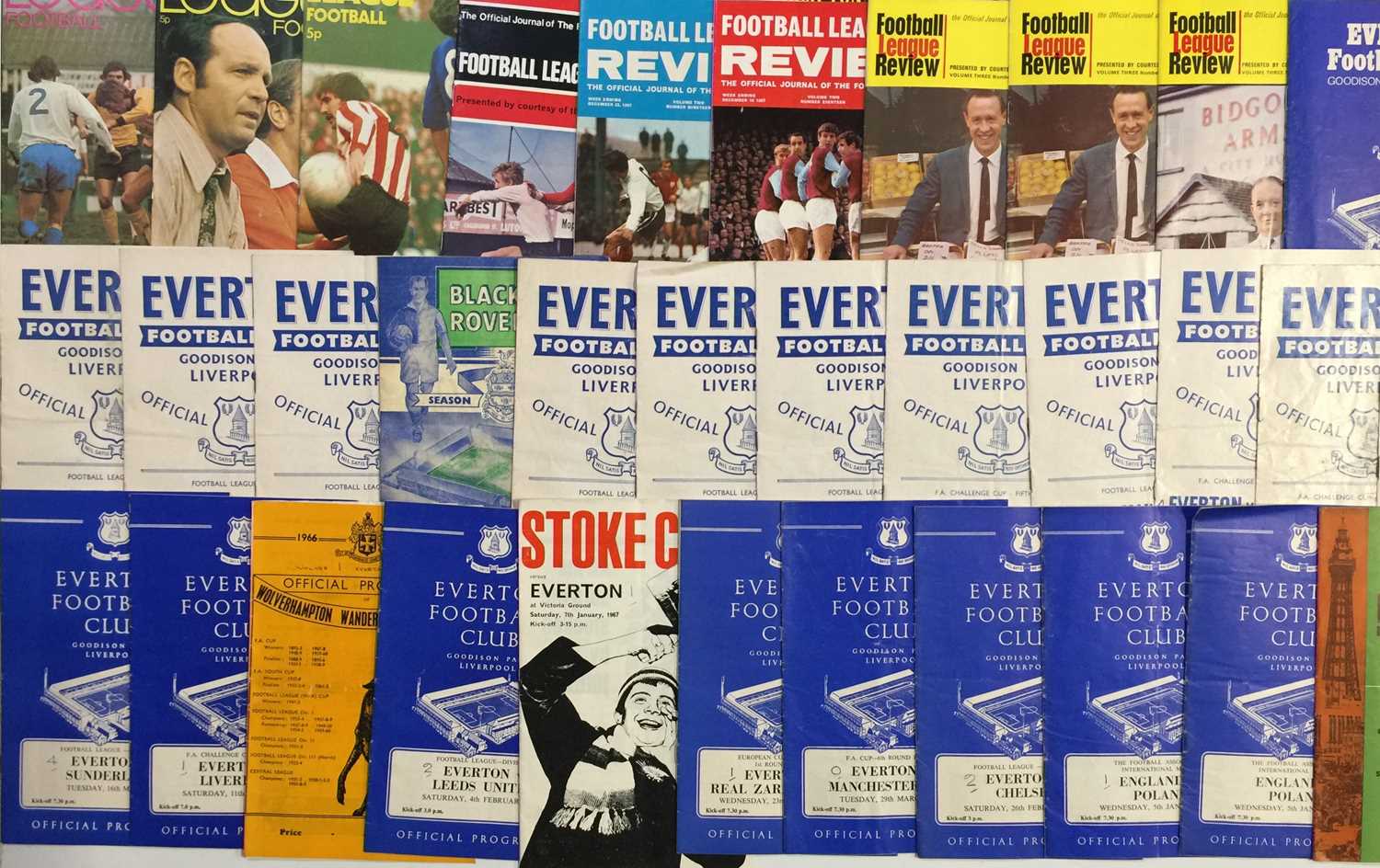 Lot 355 - FOOTBALL MEMORABILIA - PROGRAMMES INC