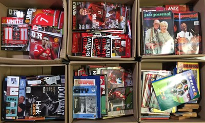 Lot 356 - FOOTBALL PROGRAMMES - LARGE COLLECTION INC MANCHESTER UNITED / LIVERPOOL.