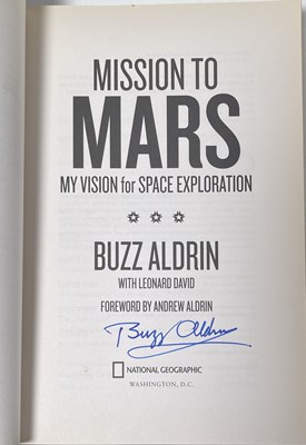 Lot 105 - SPACE TRAVEL-RELATED SIGNED ITEMS - BUZZ ALDRIN / BOB CRIPPEN.