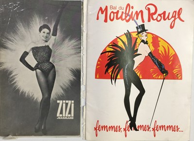 Lot 196 - FOLIES BERGERE/MOULIN ROUGE - ORIGINAL POSTCARDS / MENUS / PROGRAMMES ETC.