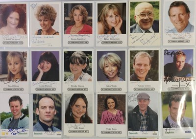 Lot 135 - SOAP AUTOGRAPHS -  CORONATION ST / EASTENDERS / EMMERDALE.