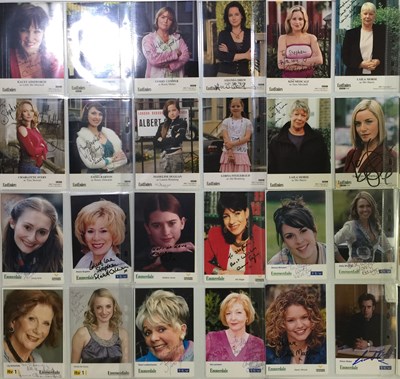 Lot 135 - SOAP AUTOGRAPHS -  CORONATION ST / EASTENDERS / EMMERDALE.