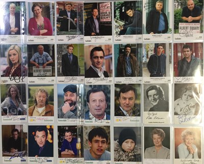 Lot 135 - SOAP AUTOGRAPHS -  CORONATION ST / EASTENDERS / EMMERDALE.