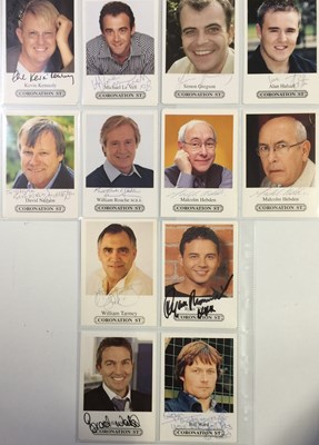 Lot 135 - SOAP AUTOGRAPHS -  CORONATION ST / EASTENDERS / EMMERDALE.