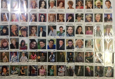 Lot 135 - SOAP AUTOGRAPHS -  CORONATION ST / EASTENDERS / EMMERDALE.