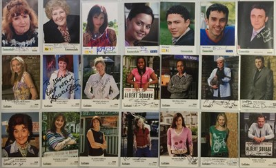 Lot 135 - SOAP AUTOGRAPHS -  CORONATION ST / EASTENDERS / EMMERDALE.